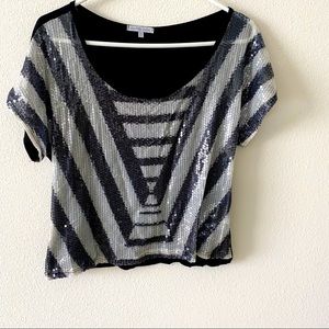 Charlotte Russe-Sequined top!